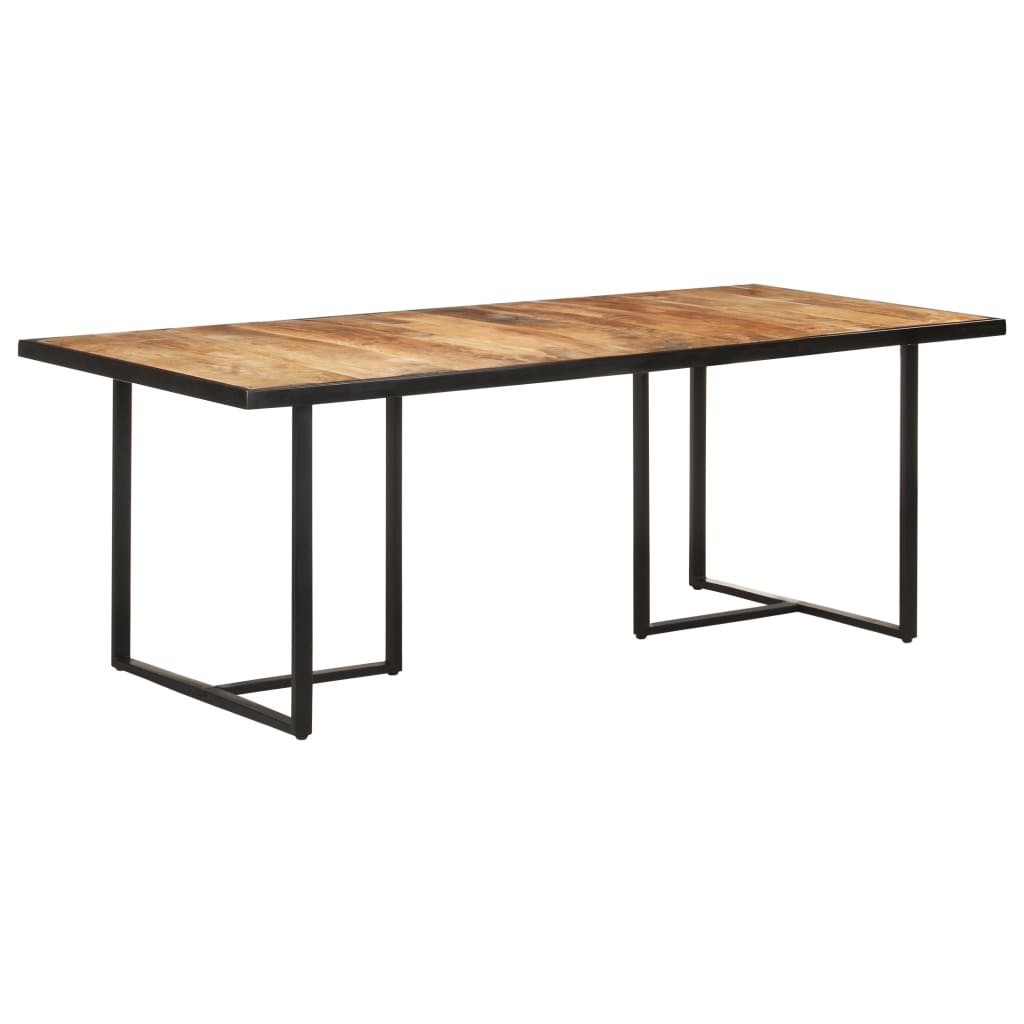 vidaXL Eettafel 120 cm brut mangue