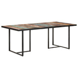 vidaXL Eettafel 120 cm brut mangue