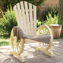 vidaXL Garden Chairs 4 pcs Adirondack Solid Spruce Wood