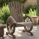 vidaXL Garden Chairs 4 pcs Adirondack Solid Spruce Wood