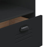 vidaXL Hoge kast VIKEN 80x40x200 cm massief grenenhout wit