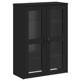 vidaXL Hoge kast VIKEN 80x40x200 cm massief grenenhout wit
