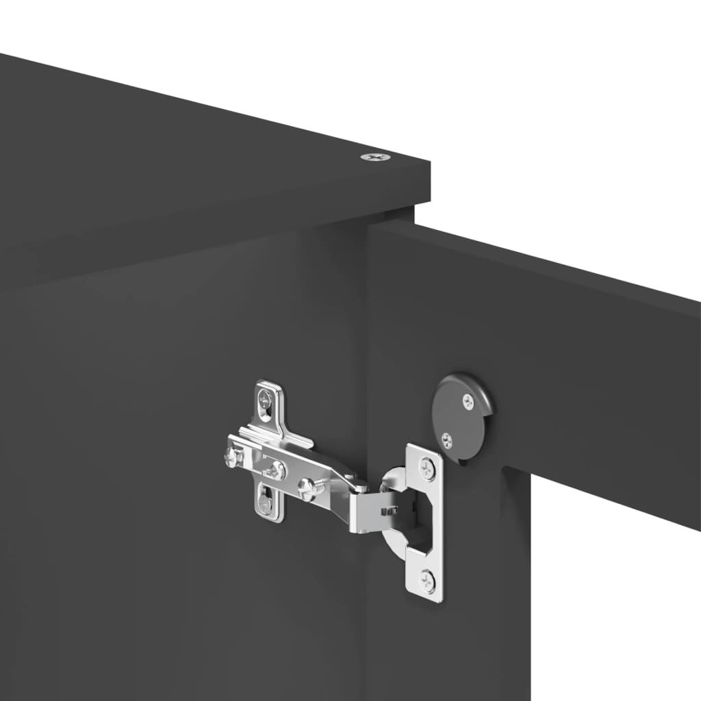 vidaXL Hoge kast VIKEN 80x40x190 cm massief grenenhout wit