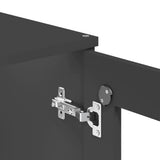 vidaXL Hoge kast VIKEN 80x40x190 cm massief grenenhout wit