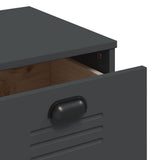 vidaXL Hoge kast VIKEN 80x40x190 cm massief grenenhout wit