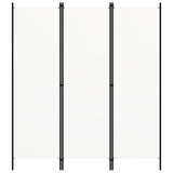 vidaXL Kamerscherm met 3 panelen 150x180 cm wit