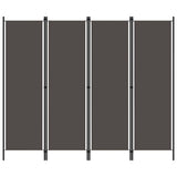 vidaXL Kamerscherm met 3 panelen 150x180 cm wit