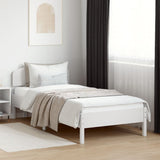 vidaXL Bedframe zonder matras massief grenenhout wit 200x200 cm