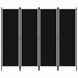 vidaXL Kamerscherm met 3 panelen 150x180 cm wit