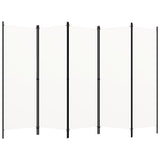vidaXL Kamerscherm met 3 panelen 150x180 cm wit