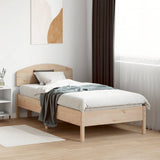 vidaXL Bedframe zonder matras massief grenenhout wit 200x200 cm