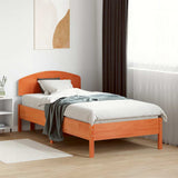 vidaXL Bedframe zonder matras massief grenenhout wit 200x200 cm