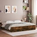 vidaXL Cadre de lit avec des fils sans blanc 200x200 cm