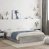 vidaXL Bedframe met lades bewerkt hout wit 200x200 cm
