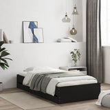 vidaXL Bedframe met lades bewerkt hout wit 200x200 cm