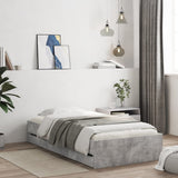 vidaXL Bedframe met lades bewerkt hout wit 200x200 cm