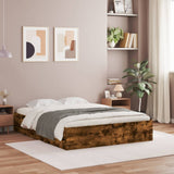 vidaXL Bedframe met lades bewerkt hout wit 200x200 cm