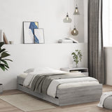 vidaXL Bedframe met lades bewerkt hout wit 200x200 cm