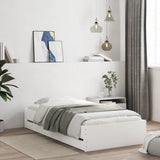 vidaXL Bedframe met lades bewerkt hout wit 200x200 cm