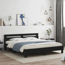 vidaXL Cadre de lit avec pieds en bois 200x200 cm