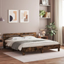 vidaXL Cadre de lit avec pieds en bois 200x200 cm