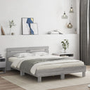 vidaXL Cadre de lit avec pieds en bois 200x200 cm