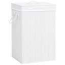 vidaXL Wasmand rechthoekig bamboe natuurlijk