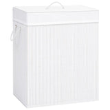 vidaXL Rectangular Laundry Basket Bamboo Natural