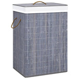 vidaXL Rectangular Laundry Basket Bamboo Natural