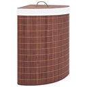 vidaXL Corner Laundry Basket 60 L Bamboo