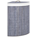 vidaXL Corner Laundry Basket 60 L Bamboo