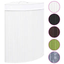 vidaXL Corner Laundry Basket 60 L Bamboo