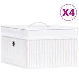 vidaXL Opbergboxen 4 st bamboe