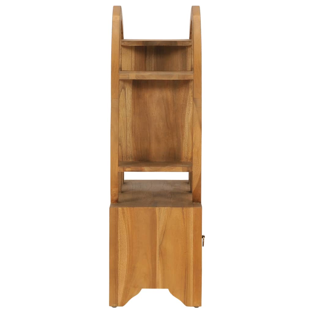 vidaXL Kast met yin yang schap 68x26x83 cm massief teakhout