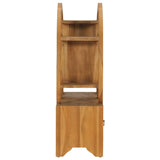 vidaXL Kast met yin yang schap 68x26x83 cm massief teakhout