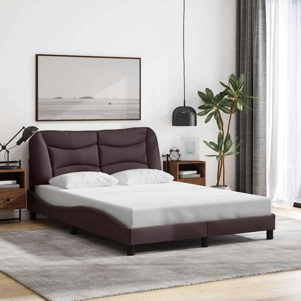 vidaXL Bedframe zonder matras "Hvar" 80x200 cm stof lichtgrijs