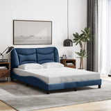 vidaXL Bedframe zonder matras "Hvar" 80x200 cm stof lichtgrijs