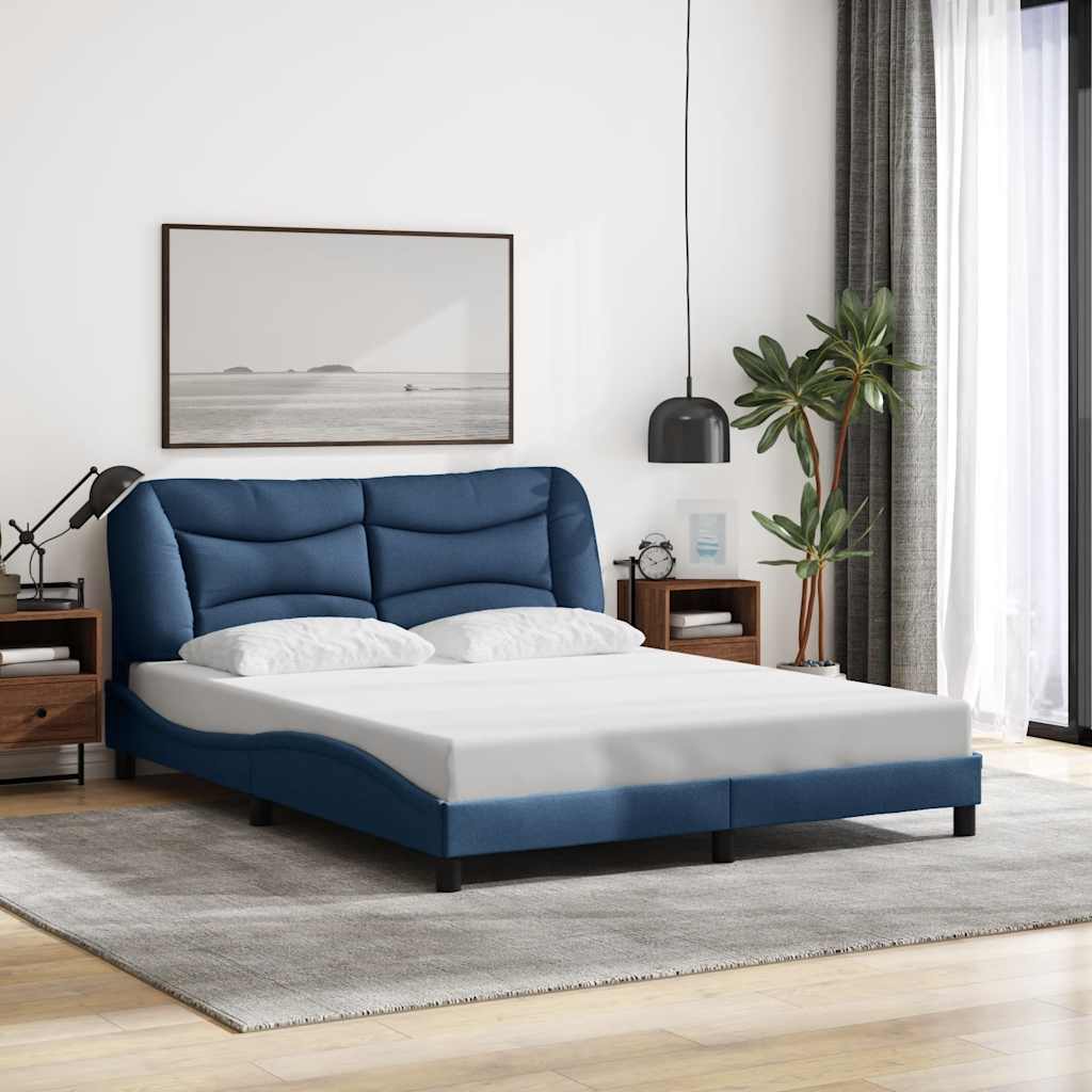 vidaXL Bedframe zonder matras "Hvar" 80x200 cm stof lichtgrijs