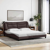 vidaXL Bedframe zonder matras "Hvar" 80x200 cm stof lichtgrijs