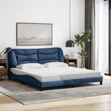 vidaXL Bedframe zonder matras "Hvar" 80x200 cm stof lichtgrijs