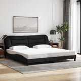 vidaXL Bedframe zonder matras "Hvar" 80x200 cm stof lichtgrijs