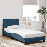vidaXL Cadre de lit pour matelas "Hanko" 80x200 cm gris clair