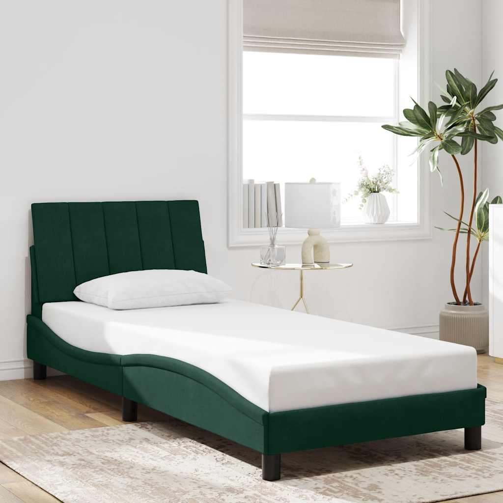 vidaXL Cadre de lit pour matelas "Hanko" 80x200 cm gris clair