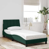 vidaXL Cadre de lit pour matelas "Hanko" 80x200 cm gris clair