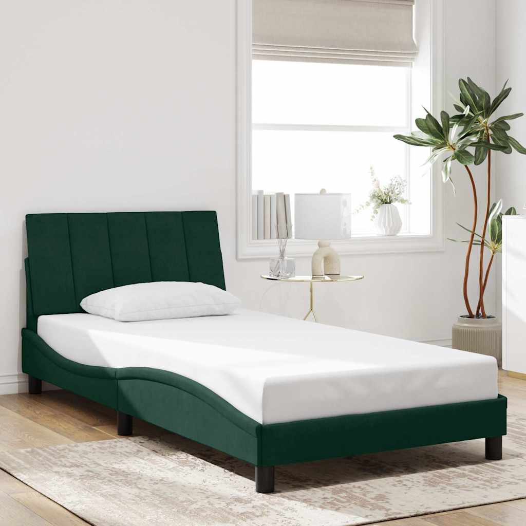 vidaXL Cadre de lit pour matelas "Hanko" 80x200 cm gris clair