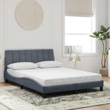 vidaXL Cadre de lit pour matelas "Hanko" 80x200 cm gris clair