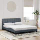 vidaXL Cadre de lit pour matelas "Hanko" 80x200 cm gris clair