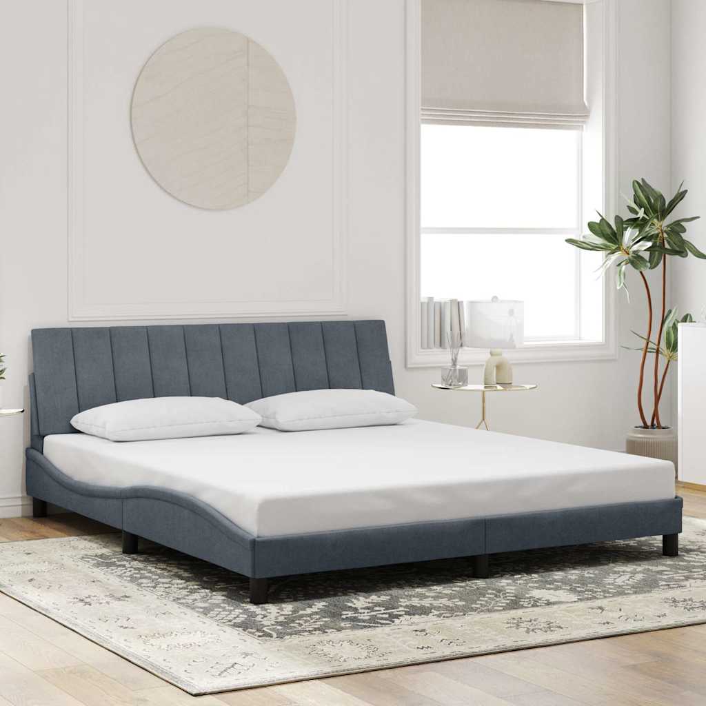 vidaXL Cadre de lit pour matelas "Hanko" 80x200 cm gris clair