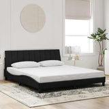 vidaXL Cadre de lit pour matelas "Hanko" 80x200 cm gris clair