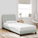 vidaXL Cadre de lit pour matelas 80x200 cm avec poignées lumineuses